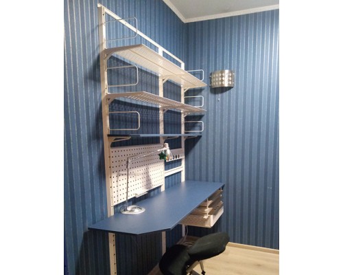 Полка перфорированная металлическая 900х300